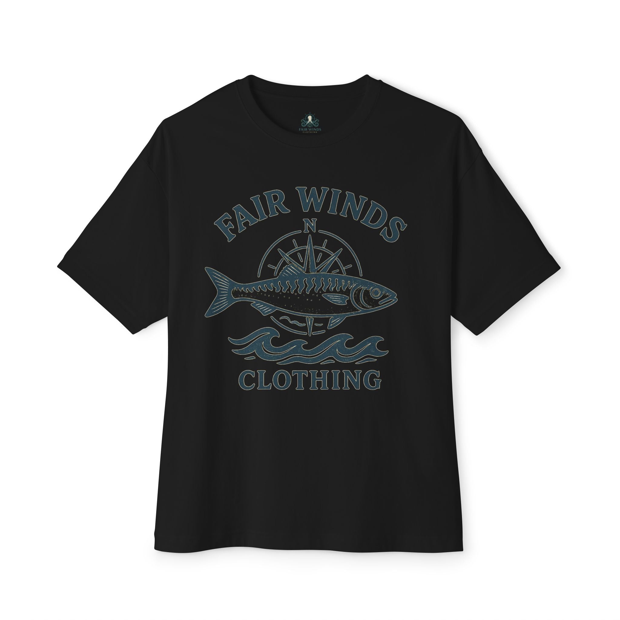 Sardine Oversized Tee for Casual Style Lovers - Fair Winds Clothing