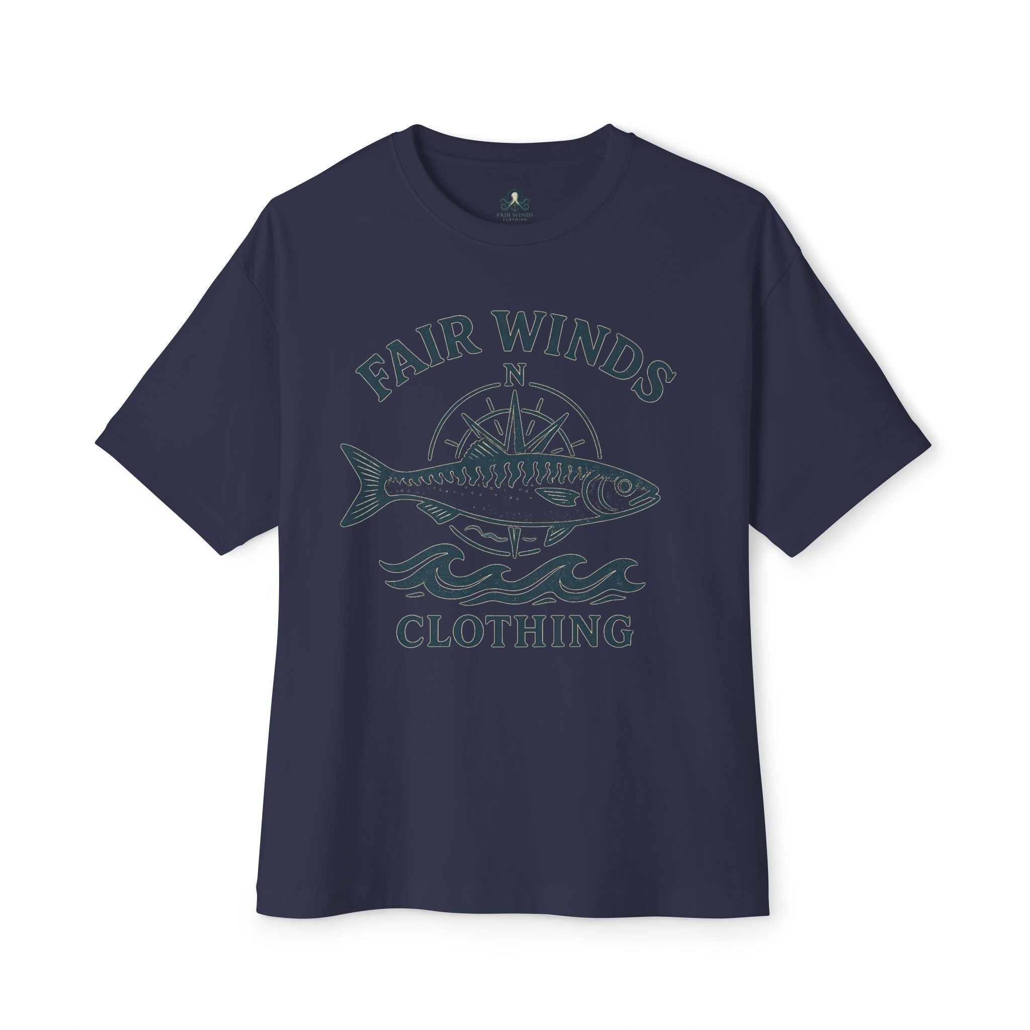 Sardine Oversized Tee for Casual Style Lovers - Fair Winds Clothing
