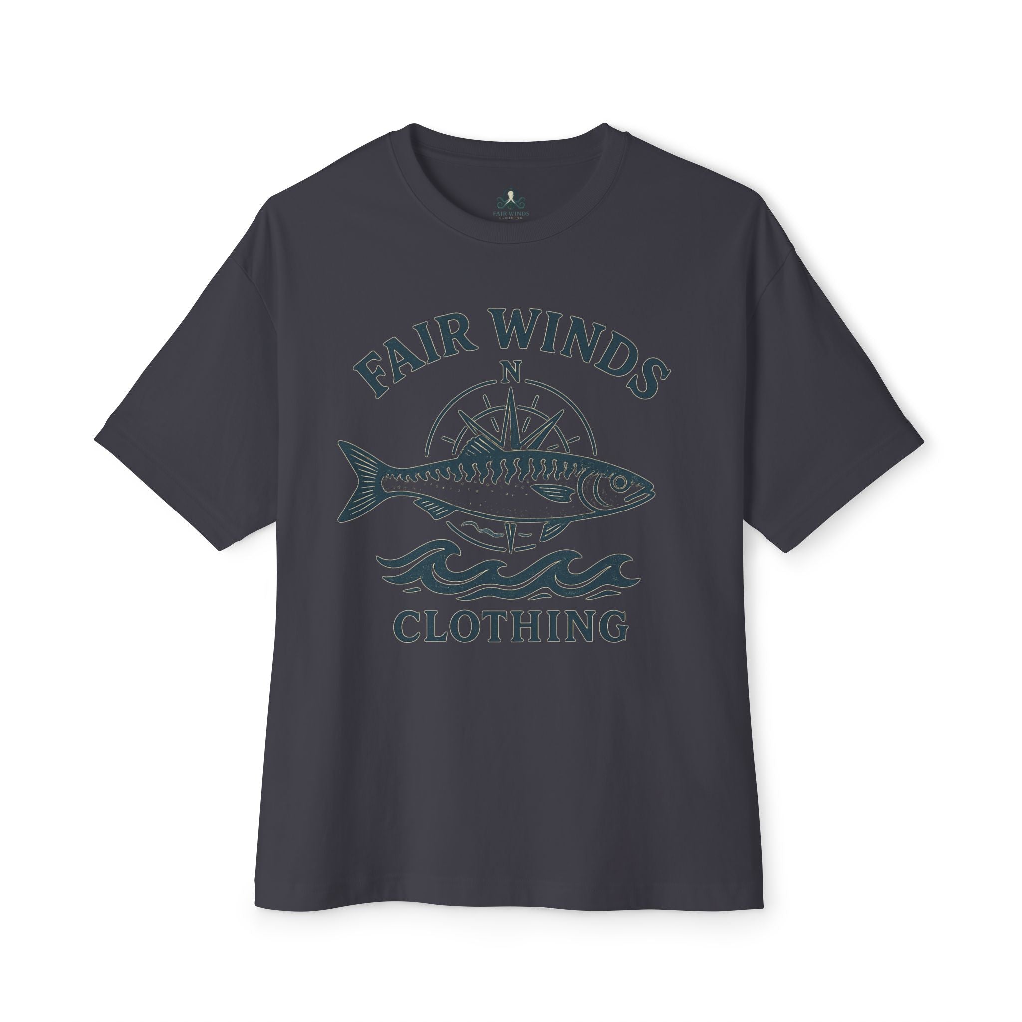Sardine Oversized Tee for Casual Style Lovers - Fair Winds Clothing