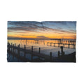 Sunset Harbor Microfiber Pillowcase – Coastal Dock Scenery - Fair Winds Clothing