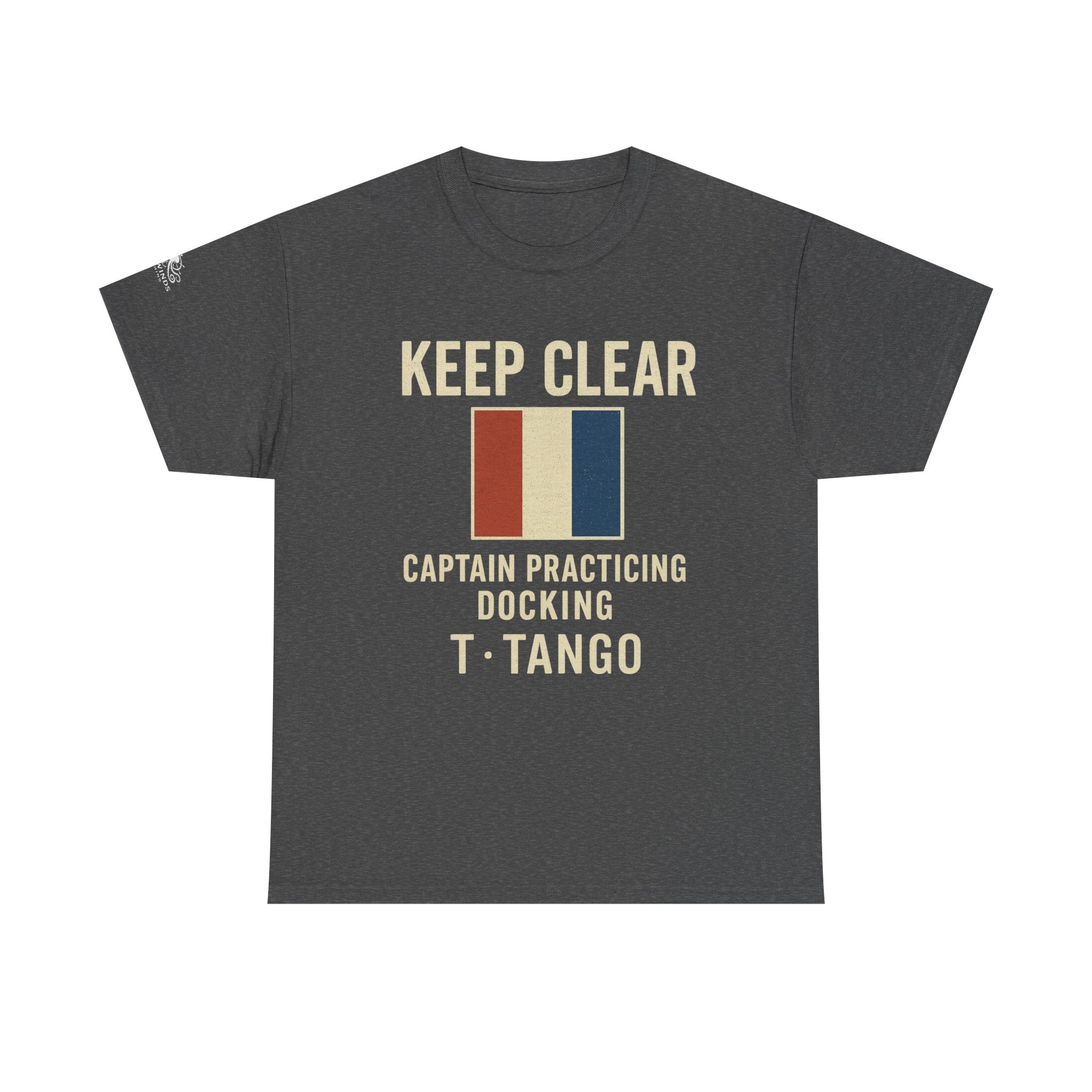 Tango Signal Flag - Keep Clear Vintage Graphic, Casual Wear, Gift for Him & Her, Summer Outfits, Simple Streetwear - Fair Winds Clothing