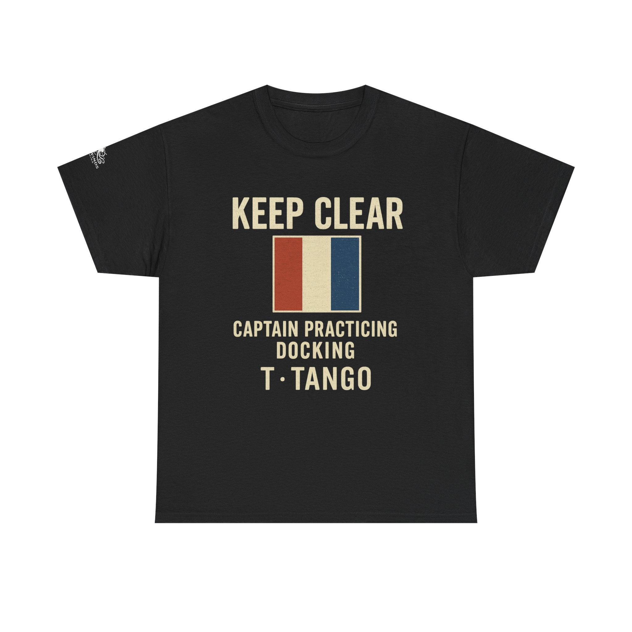 Tango Signal Flag - Keep Clear Vintage Graphic, Casual Wear, Gift for Him & Her, Summer Outfits, Simple Streetwear - Fair Winds Clothing