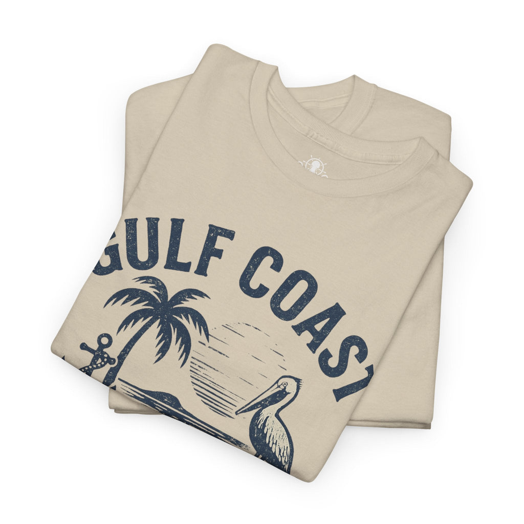 Tee: Gulf Coast Born and Tide Raised Unisex Heavy Cotton - Fair Winds Clothing