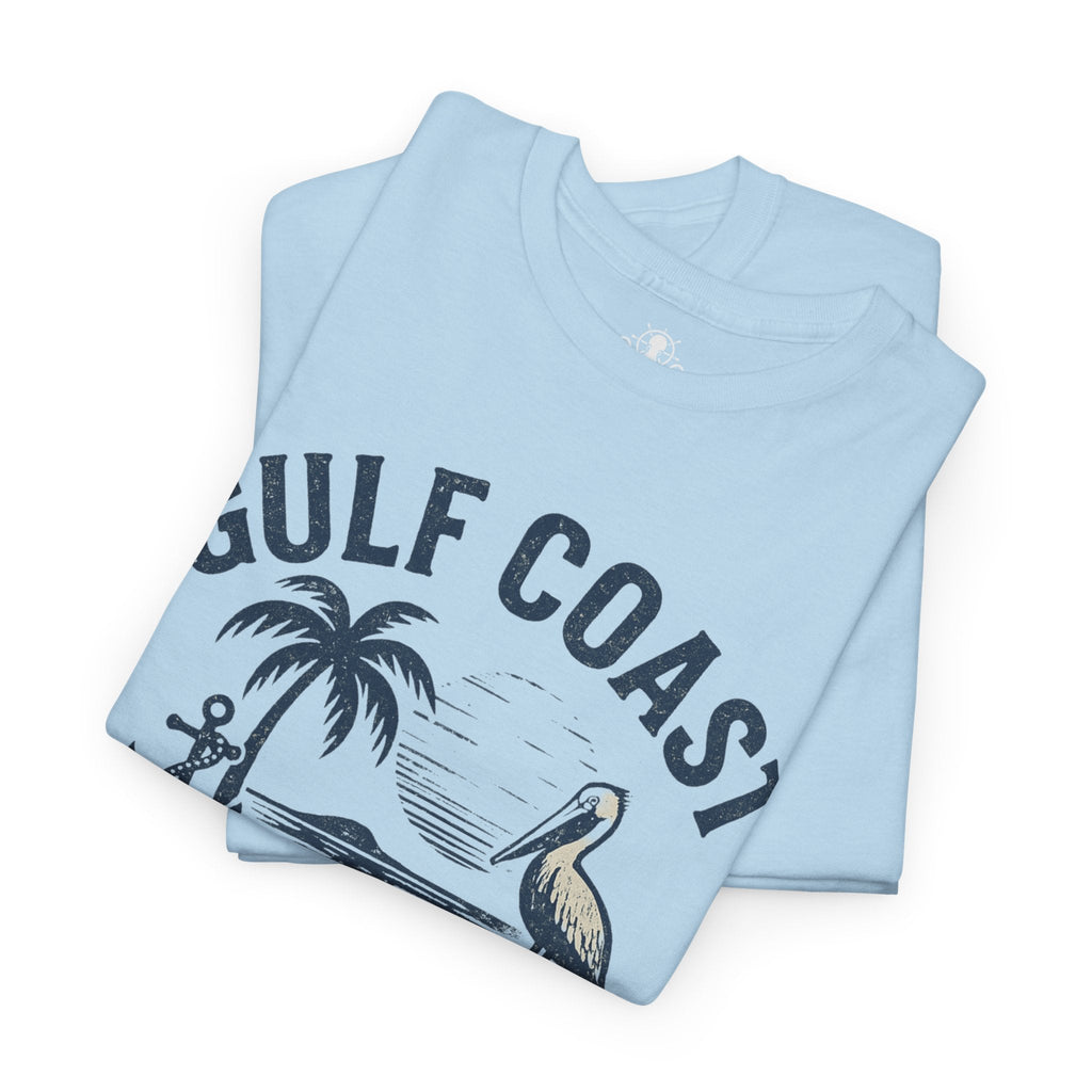 Tee: Gulf Coast Born and Tide Raised Unisex Heavy Cotton - Fair Winds Clothing