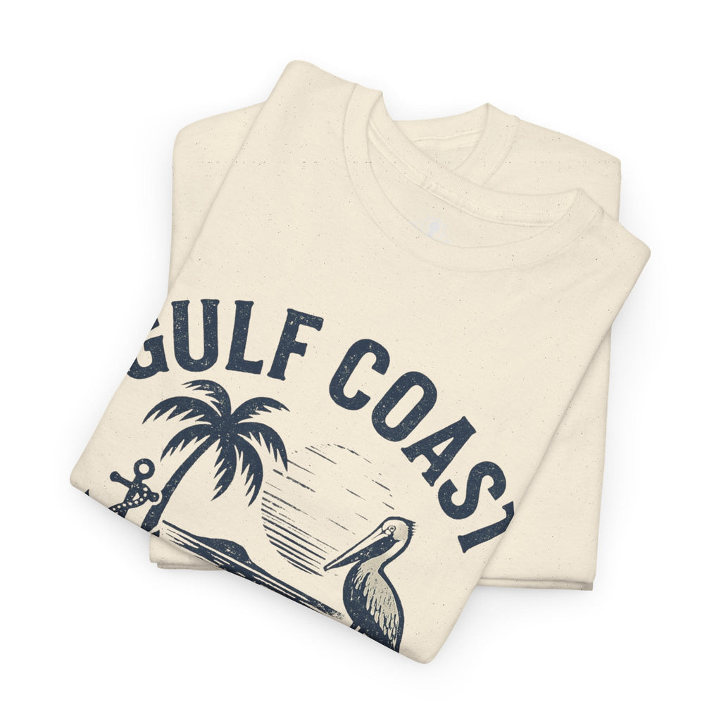 Tee: Gulf Coast Born and Tide Raised Unisex Heavy Cotton - Fair Winds Clothing