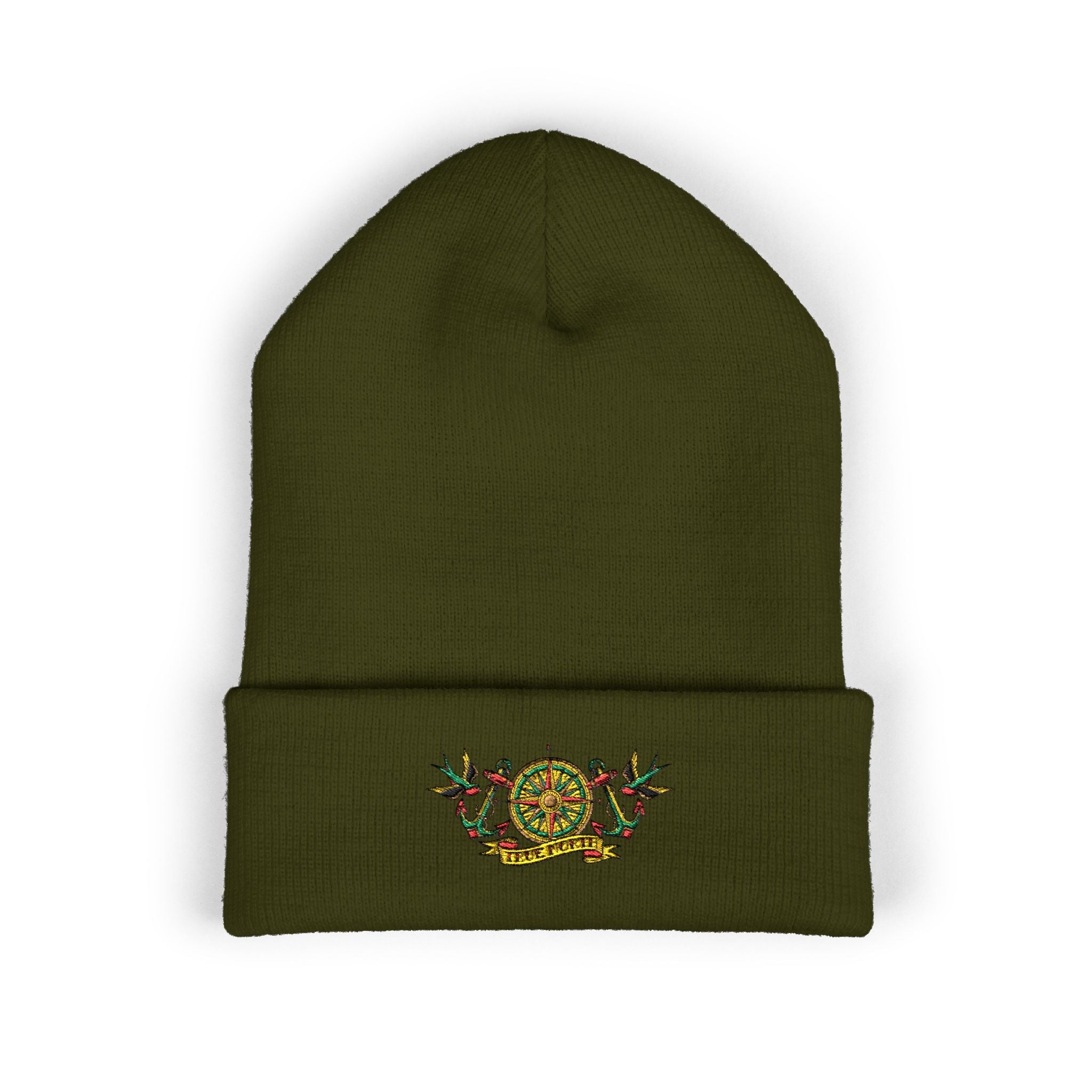 True North Beanie — Classic Cuffed Embroidered Beanie - Fair Winds Clothing