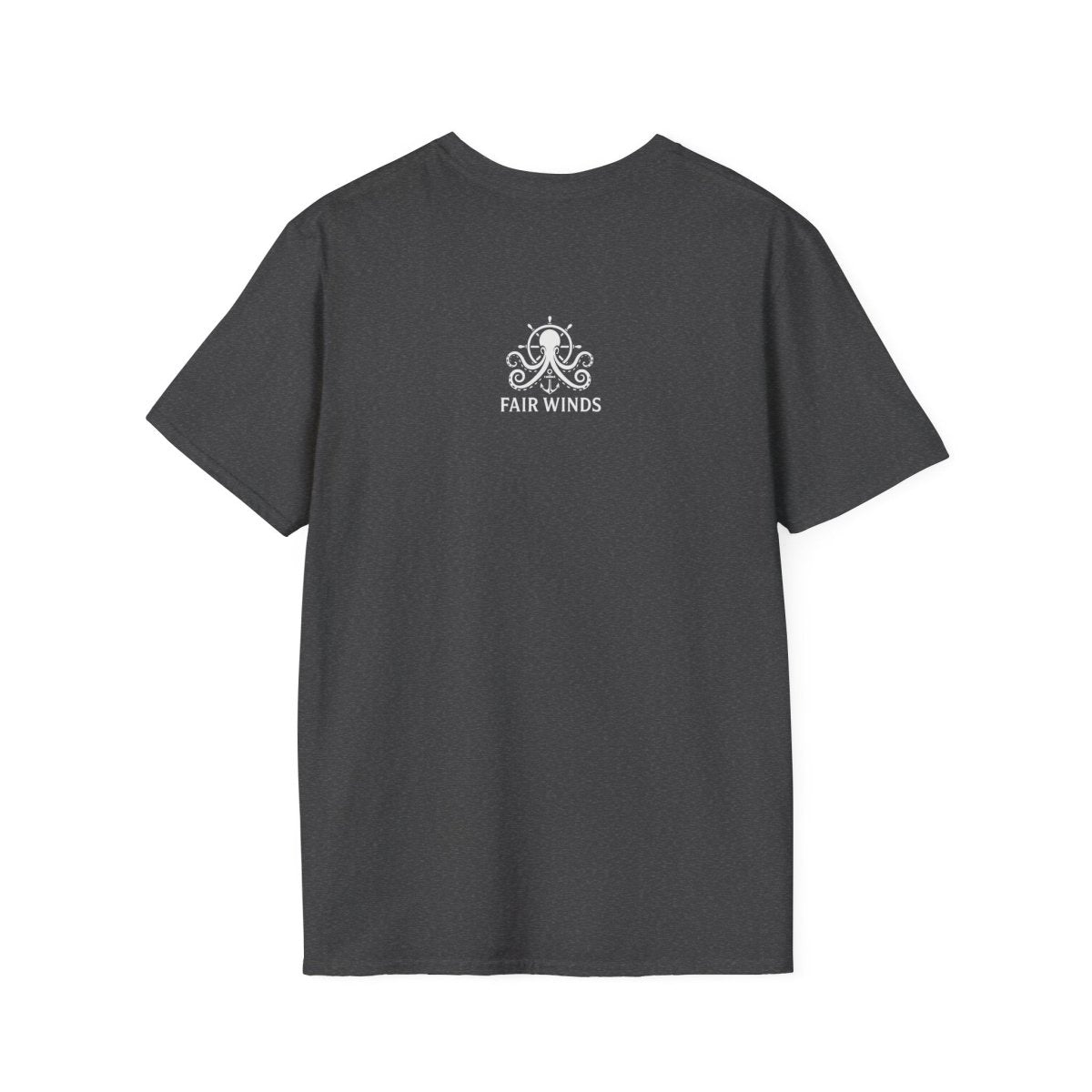 Viking Serpent Shield T-Shirt — Norse Jörmungandr Wave Graphic Tee - Fair Winds Clothing
